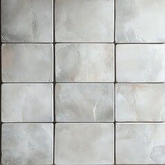 Elegant light grey glazed ceramic subway tiles.  Perfect for kitchen backsplash or bathroom.