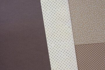 neutral earth tone scrapbooking paper with various patterns