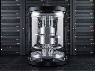 Quantum Computing Core in High-Tech Data Center Environment