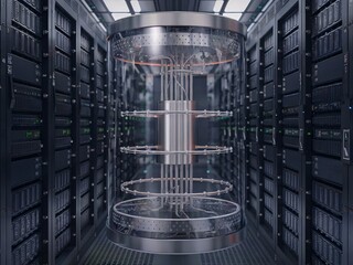 Quantum Computing Core in High-Tech Data Center Environment