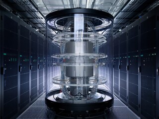 Quantum Computing Core in High-Tech Data Center Environment