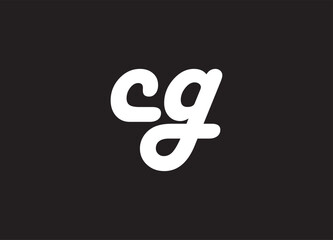 CG letter logo and initial logo design