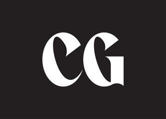 CG letter logo and initial logo design