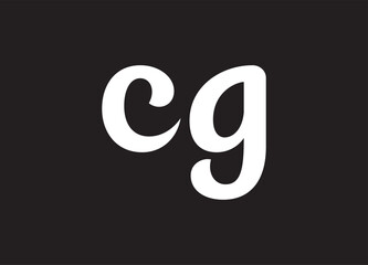 CG letter logo and initial logo design