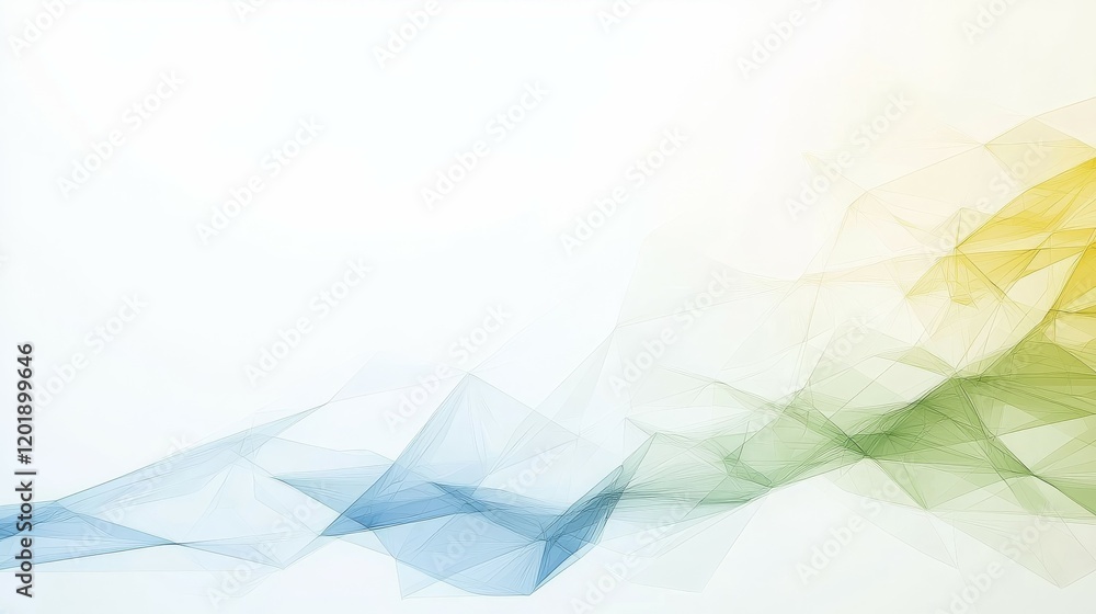 Poster abstract wave design with soft colors, ideal for backgrounds or digital projects.