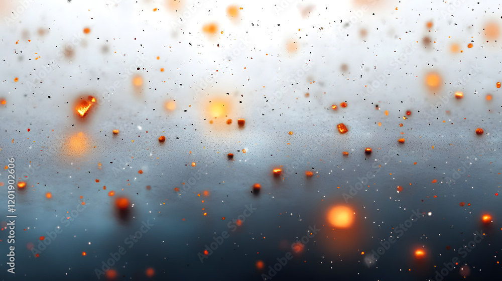 Poster floating embers sparks background png transparent. opacity or screen mode usage for overlay