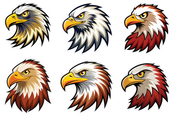 eagle clipart vector art illustration