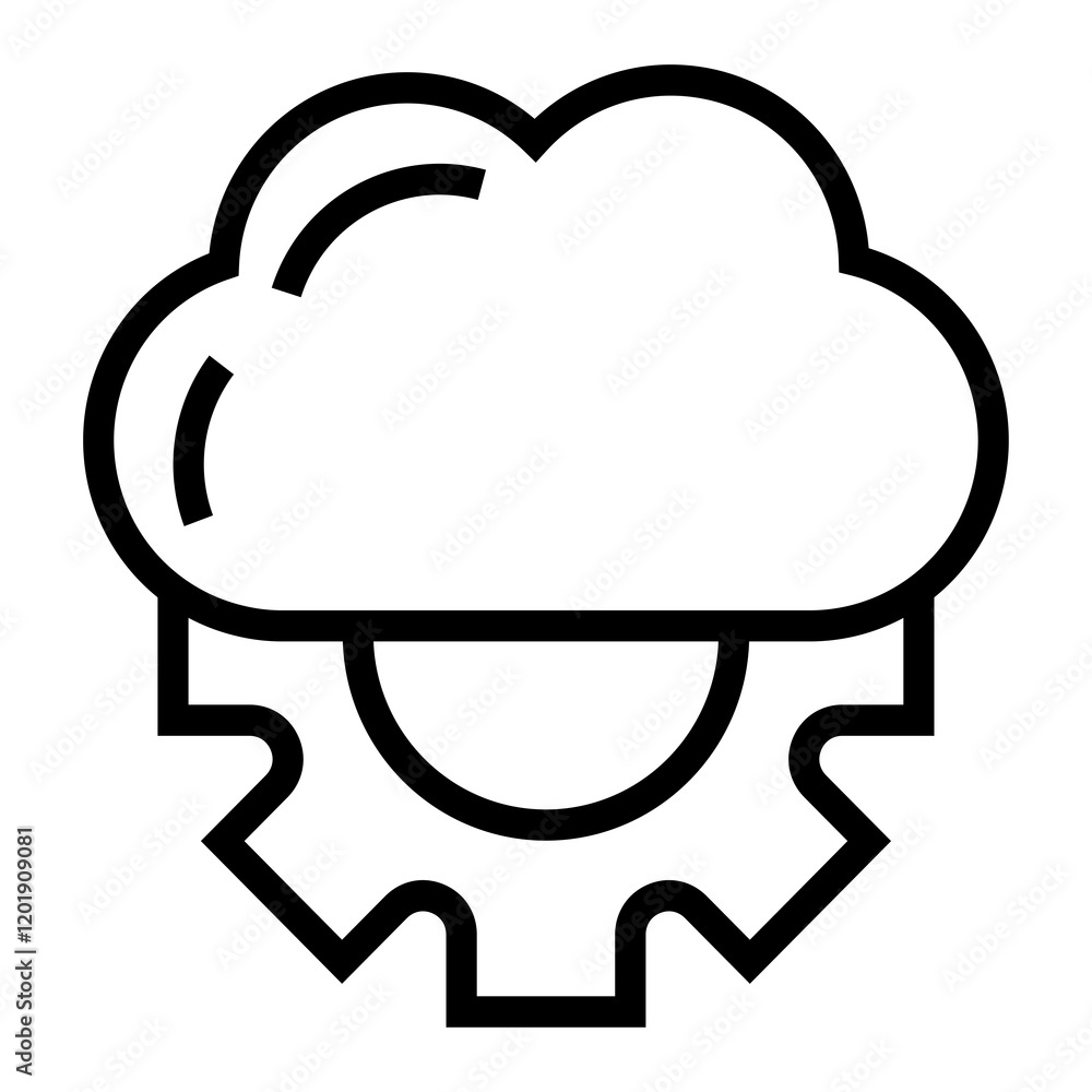 Poster API Gateway vector icon