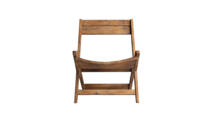 A simple, wooden folding chair that combines comfort with practicality, ideal for outdoor settings or small spaces, showcasing minimalist design principles.