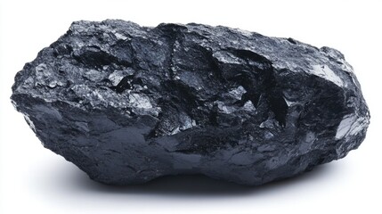 Fototapeta premium Natural Black Stone with Rough Surface Ideal for Background Texture