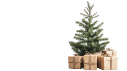 A beautifully decorated Christmas tree with wrapped presents underneath, evoking feelings of joy, celebration, and the holiday spirit.