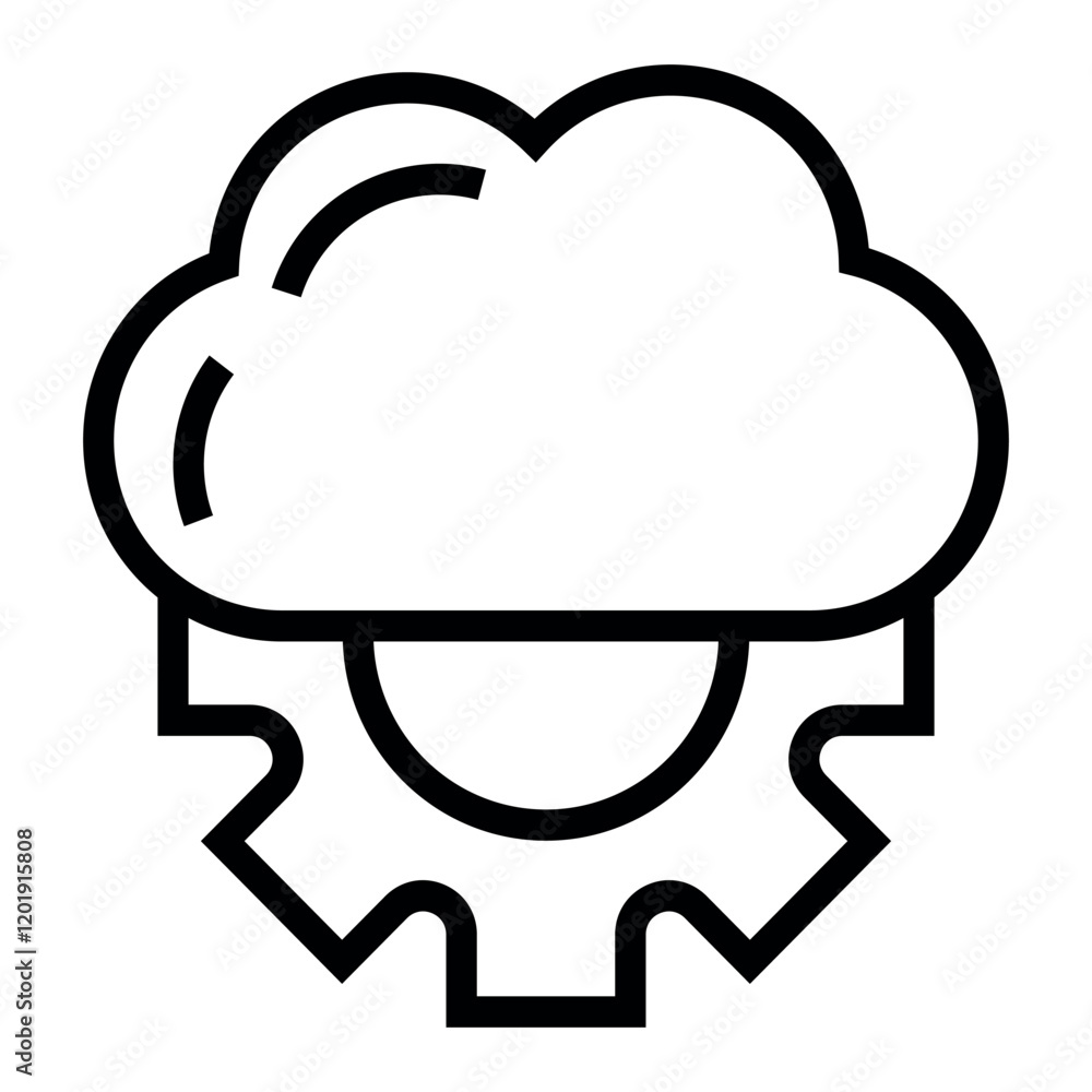 Poster API Gateway vector icon