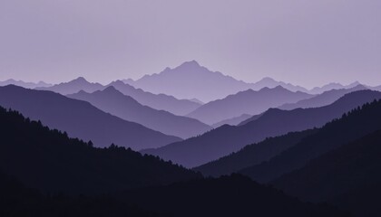 Fototapeta premium abstract spiral design with layers of purple and magenta, fading into a dark center