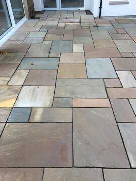 Patio paving 