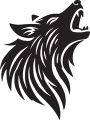 wolf tribal tattoo