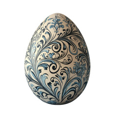 Easter egg png design beautifully ornate decorative art creative space eye-catching seasonal concept