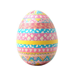 Easter egg png design creative artwork digital art colorful patterns vibrant background seasonal celebration