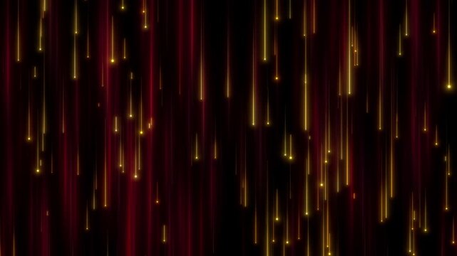 elegant rich red gold falling background video