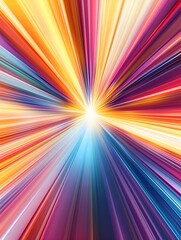 Fototapeta premium Abstract background with pink, orange, and yellow colors, swirling lines of paint creating an elegant pattern.