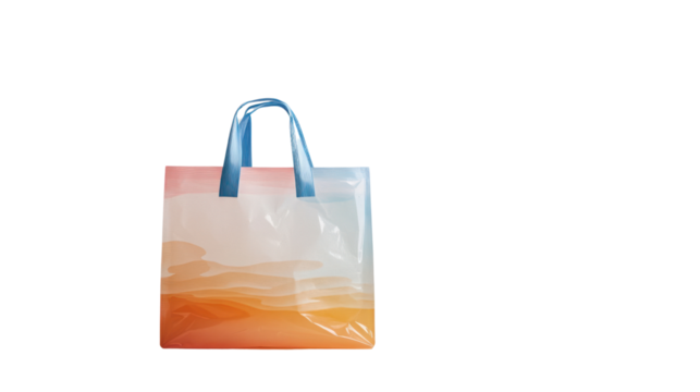 A stylish, modern shopping bag with a trendy gradient design. Perfect for eco-conscious consumers who prioritize aesthetics and functionality.