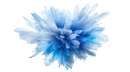 A stunning abstract design featuring vibrant blue hues, creating an impression of fluidity and motion. Perfect for modern art and digital projects.