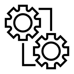Integration vector icon