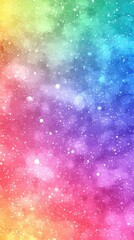 Rainbow Galaxy Nebula, Cosmic Background, Stellar Design, Phone Wallpaper