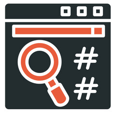 Obraz premium Hashing Icon