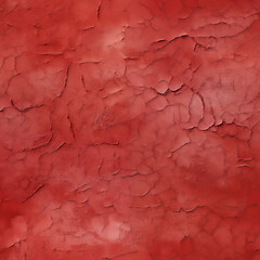 Naklejka premium Exterior Painted Stucco Texture Red Black. AI Generative.