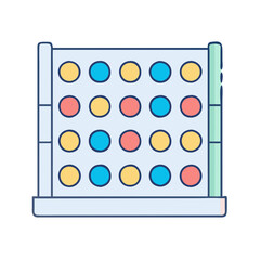 connect four grid icon, connect four grid vector illustration-simple illustration of connect four grid, perfect for connect four grid logos and icons