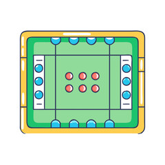 game table icon, game table vector illustration-simple illustration of game table, perfect for game table logos and icons