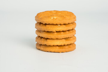 Delicious vegetarian snack food- cashew nut cookies.