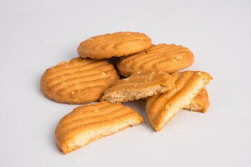 Delicious vegetarian snack food- cashew nut cookies.