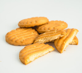 Delicious vegetarian snack food- cashew nut cookies.