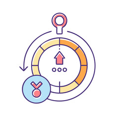 player s turn indicator icon, player s turn indicator vector illustration-simple illustration of player s turn indicator, perfect for player s turn indicator logos and icons