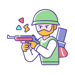 risk game soldier icon, risk game soldier vector illustration-simple illustration of risk game soldier, perfect for risk game soldier logos and icons