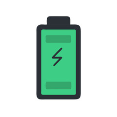 A battery icon representing power or energy.