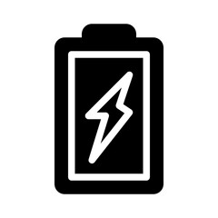 Icon Battery Full With Style Glyph