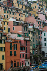 colourful houses in cinque terre, italy