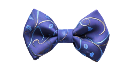 Elegant purple bow tie with unique swirl patterns, perfect accessory for formal events, weddings, or stylish occasions that demand a touch of sophistication.