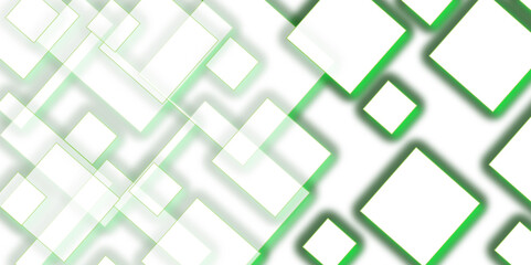 Abstract white and grey geometric overlapping square pattern background with shadow. Abstract geometric background Template for branding business technology concept design. 