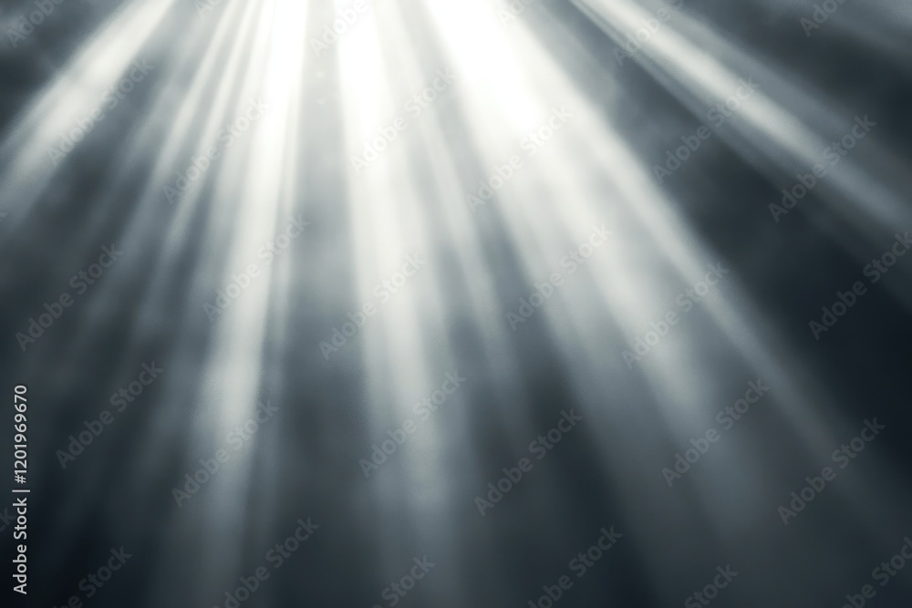 Poster serene light rays creating a calm atmosphere