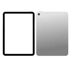 ipad / tablet. Screen ipad and back side ipad. Vector illustration
