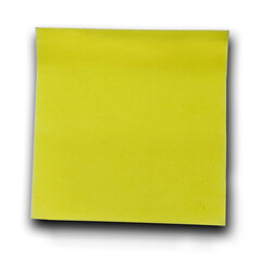 sticky note tranceparent background Copy space