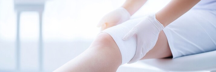 Compression therapy application for managing lymphedema in a clinical setting