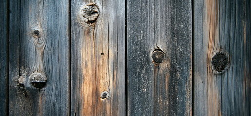 Fototapeta premium Natural Wood Texture with Visible Planks and Knots