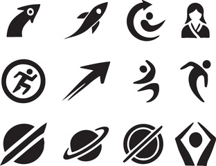 set of icons