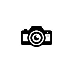 Camera Icon With Black Color. Camera Logo
