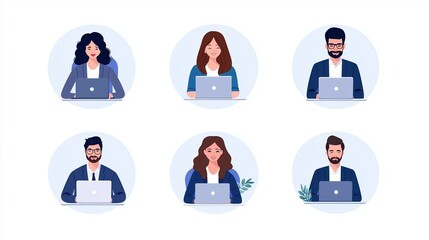 Remote workers collaborating in breakout zones within a shared office space modern workspace digital interaction professional environment overhead view team dynamics