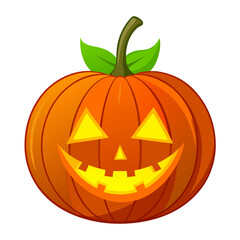 Glowing jack o lantern pumpkin for Halloween